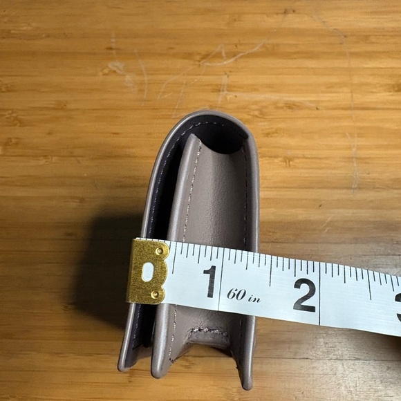 EUC Zac Zac Posen- Earthette Leather Mini Wallet Card Holder in Color Smog. - Picture 8 of 8